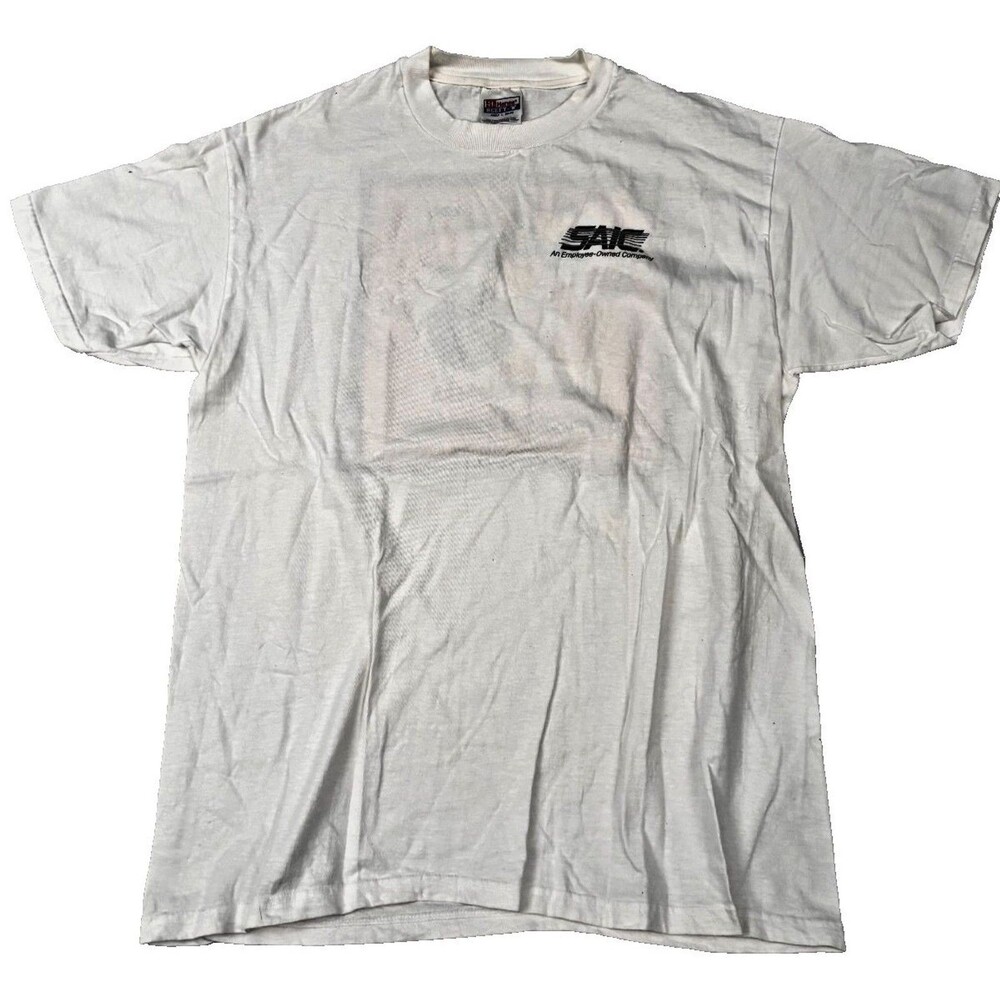 SAIC 30-Year Employee Ownership T-Shirt - Size L - White Corporate Promo Tee - G